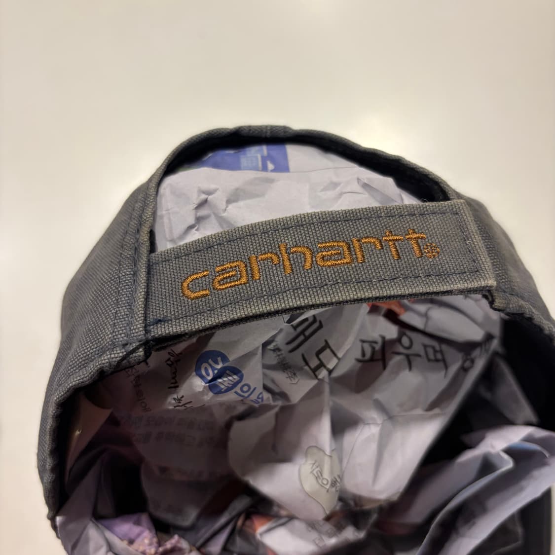 칼하트 볼캡 그레이 모자 상품이미지3