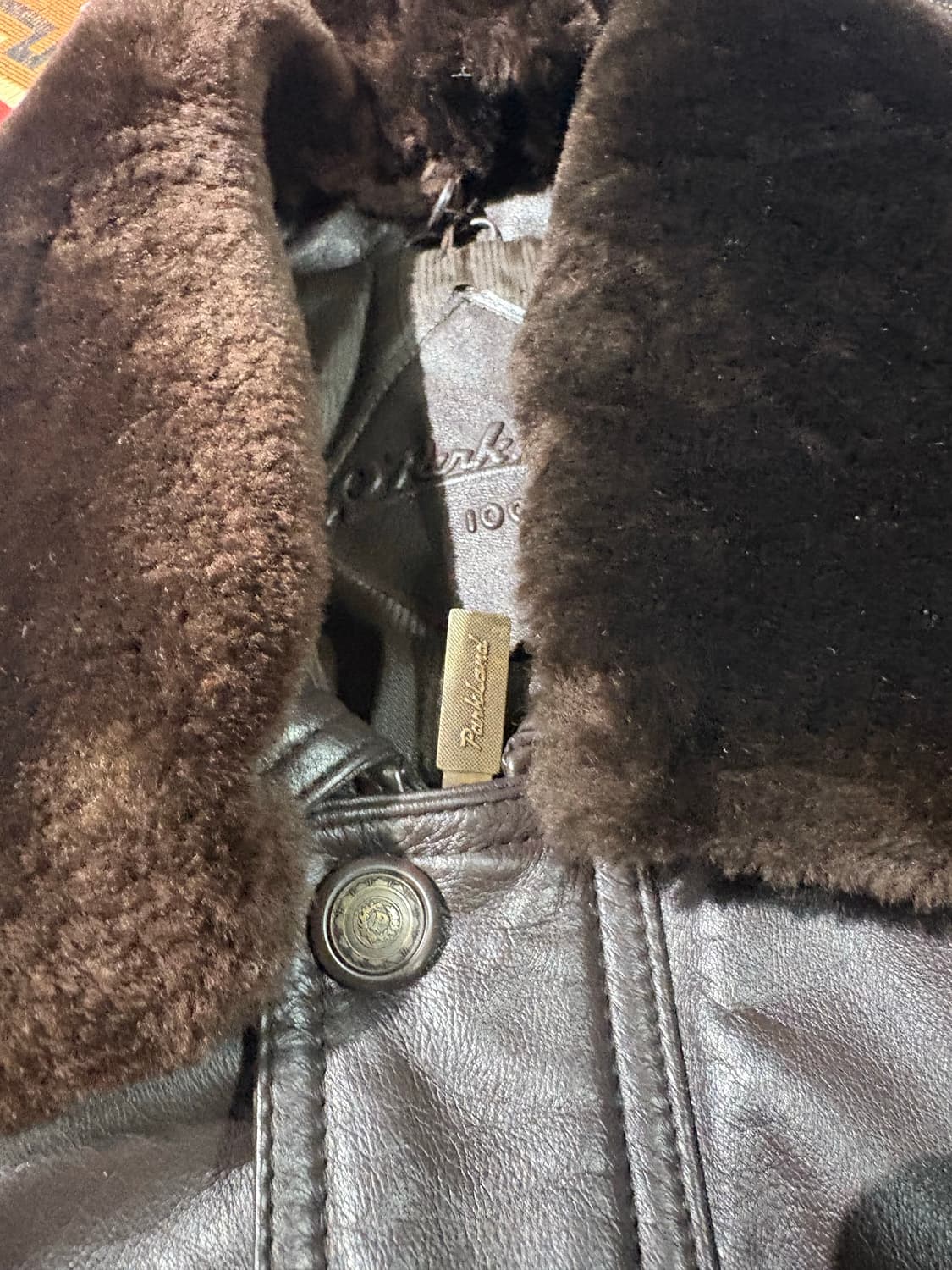 빈티지 소가죽 100% 천연 레더자켓 상품이미지5