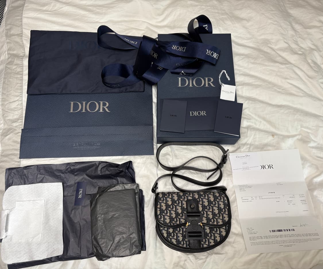 디올 오블리크 미니 숄더백 겸 크로스백 상품이미지1