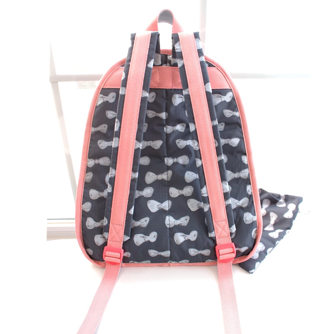 츠모리치사토 x Lesportsac 리본 배낭과 야옹 파우치 상품이미지5