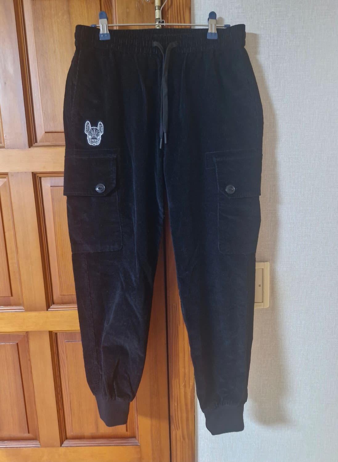 라이프워크 코듀로이 카고 조거팬츠 블랙 S 상품이미지1