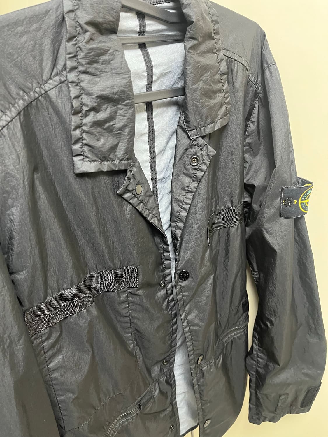 스톤아일랜드 크링클랩스 멤브라나 3L TC 블레이저 자켓 상품이미지4