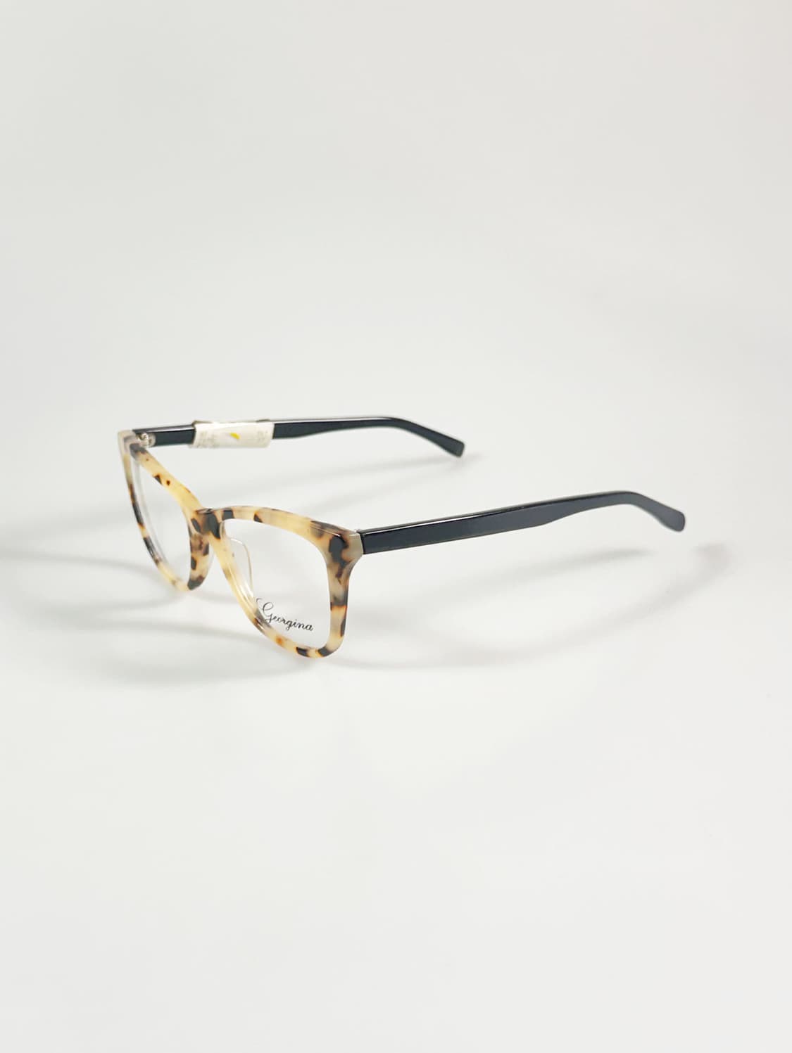 GEORGINA 톨토이즈 캣아이 뿔테 프레임 빈티지 안경 상품이미지3
