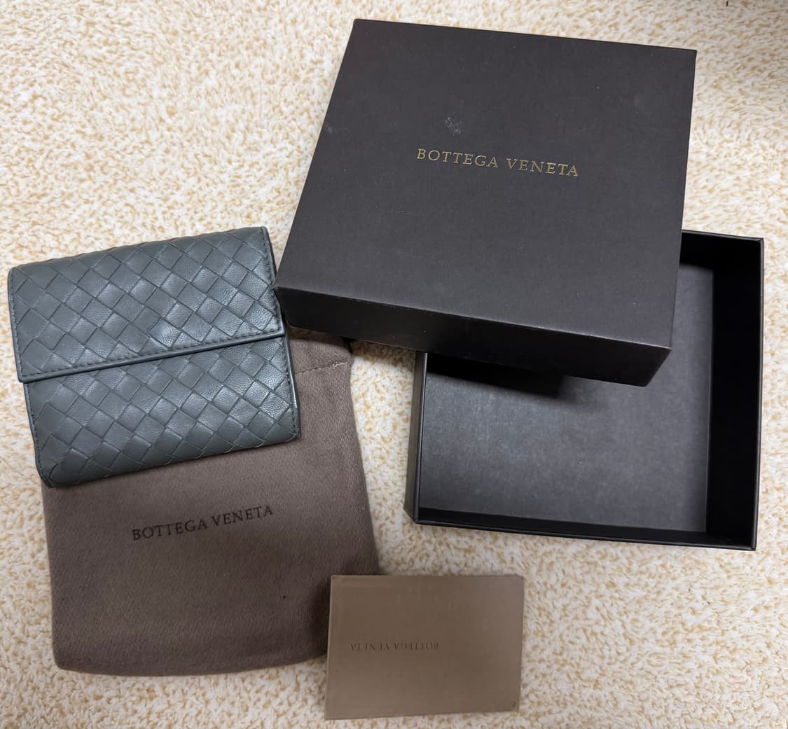 [정품] 보테가베네타 인트레치아노 반지갑  상품이미지1