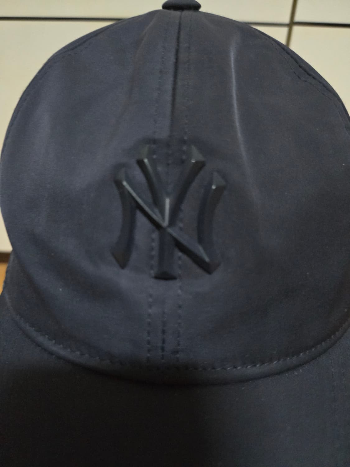 MLB 뉴욕양키스 블랙 라일론 볼캡모자 상품이미지2