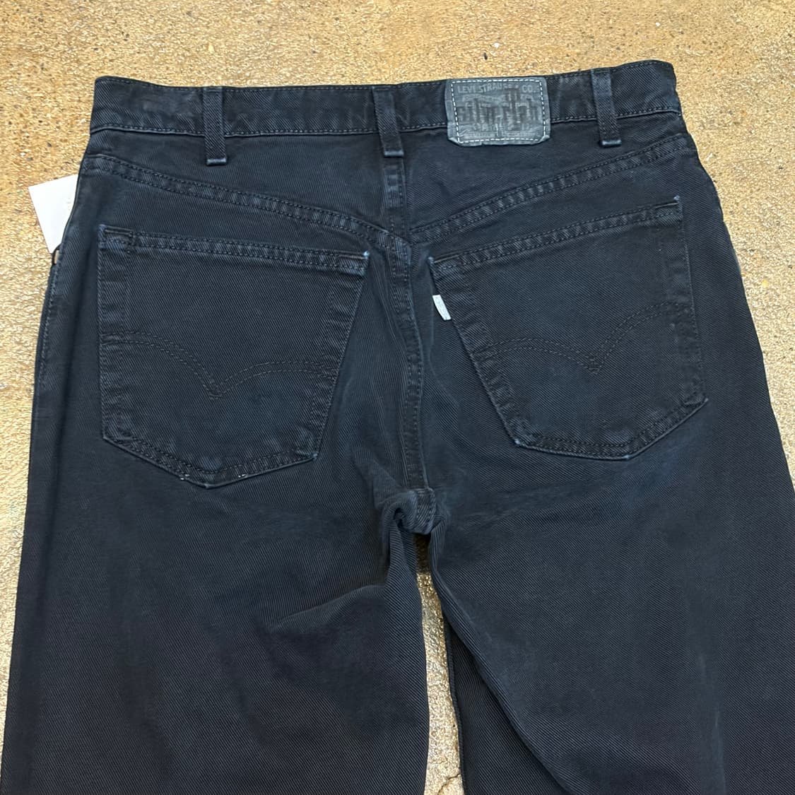 90s 미국 빈티지 리바이스 실버탭 슬림핏 블랙진 청바지 상품이미지8