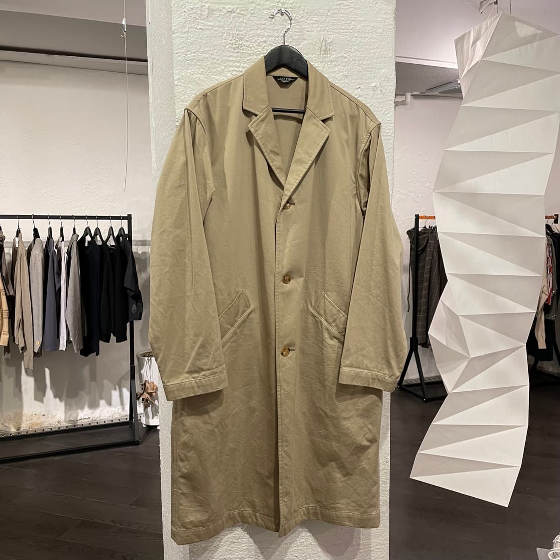 언유즈드 오버사이즈 코트 상품이미지1