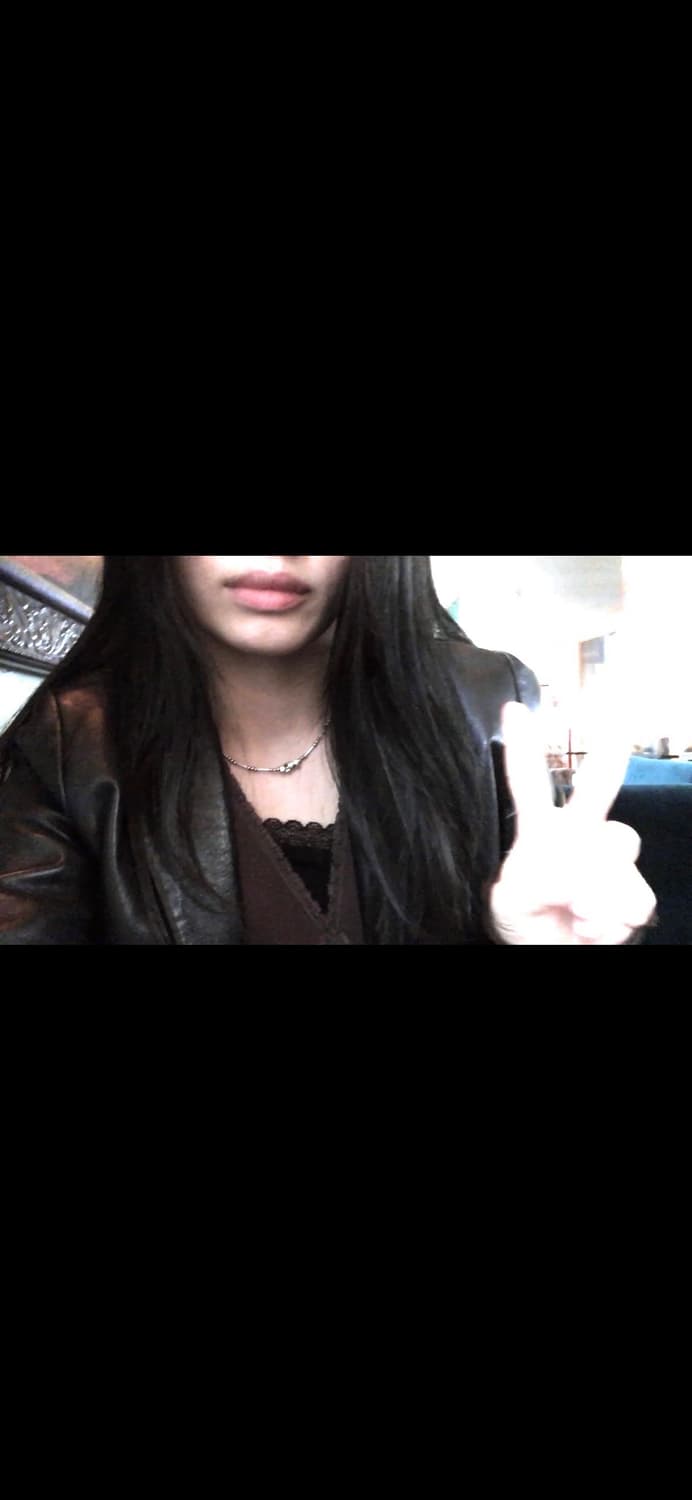 블랙 레더 자켓 상품이미지1