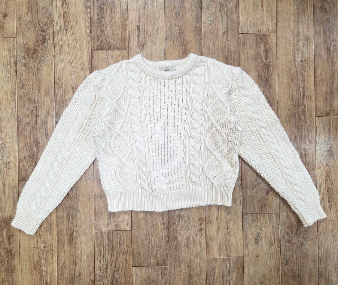 얼반하루(URBANHARU) 케이블 울니트 프리사이즈 새상품 상품이미지4