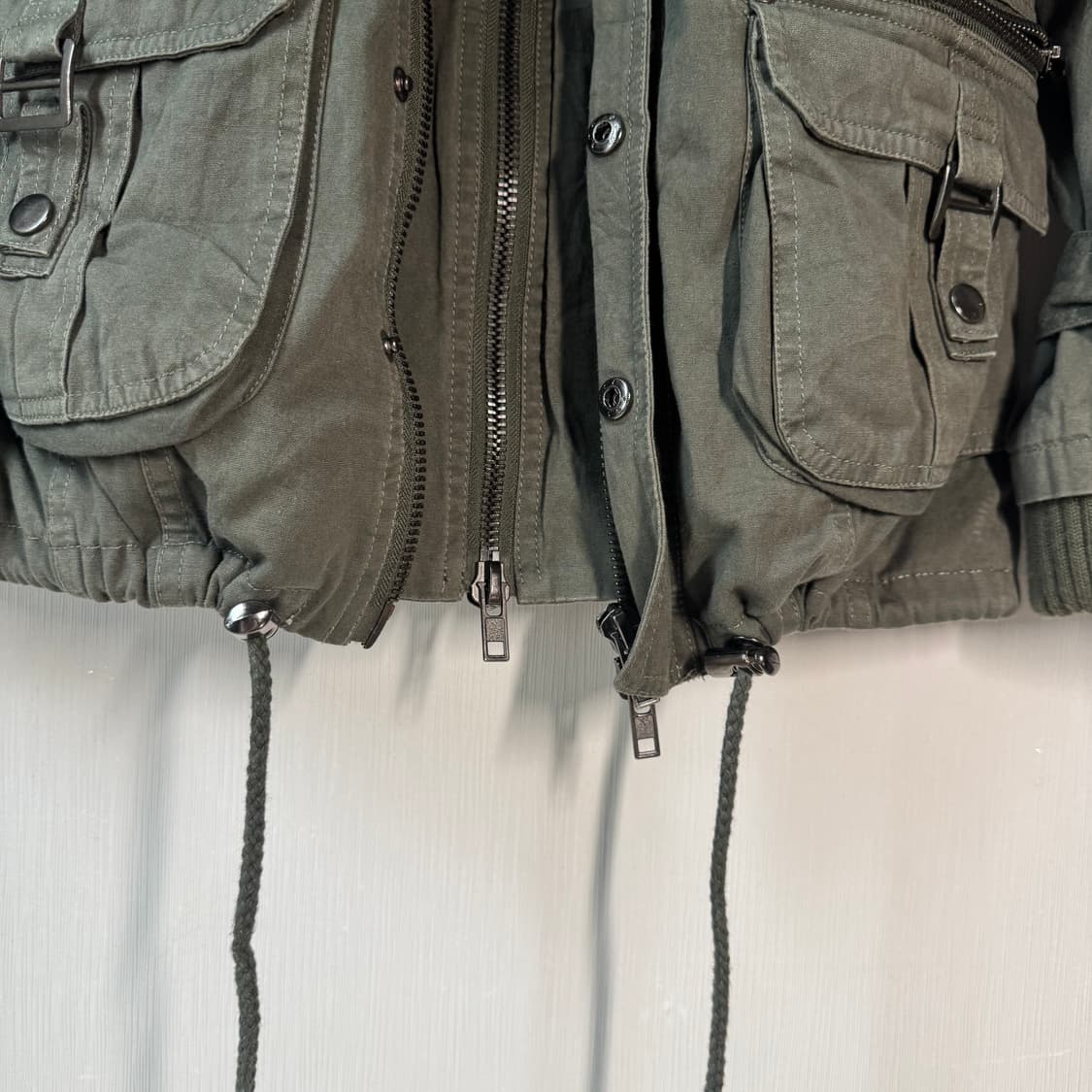 고스트오브할렘 투카라 하이넥 2way 스터드 버클 자켓 y2K 펑크 상품이미지6