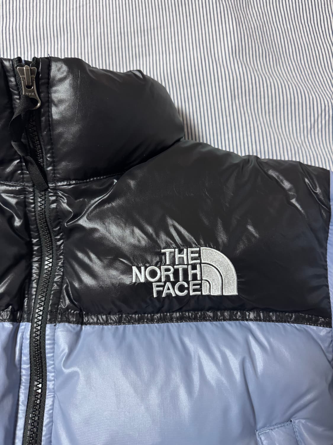 W 노스페이스 눕시 숏 자켓 포크 블루  상품이미지5