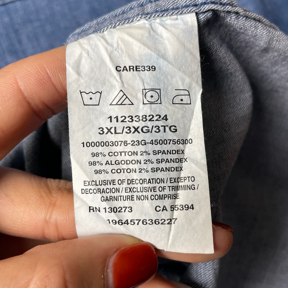 WRANGLER  랭글러 빈티지 플랩포켓 데님 코튼 셔츠 A00485 상품이미지10