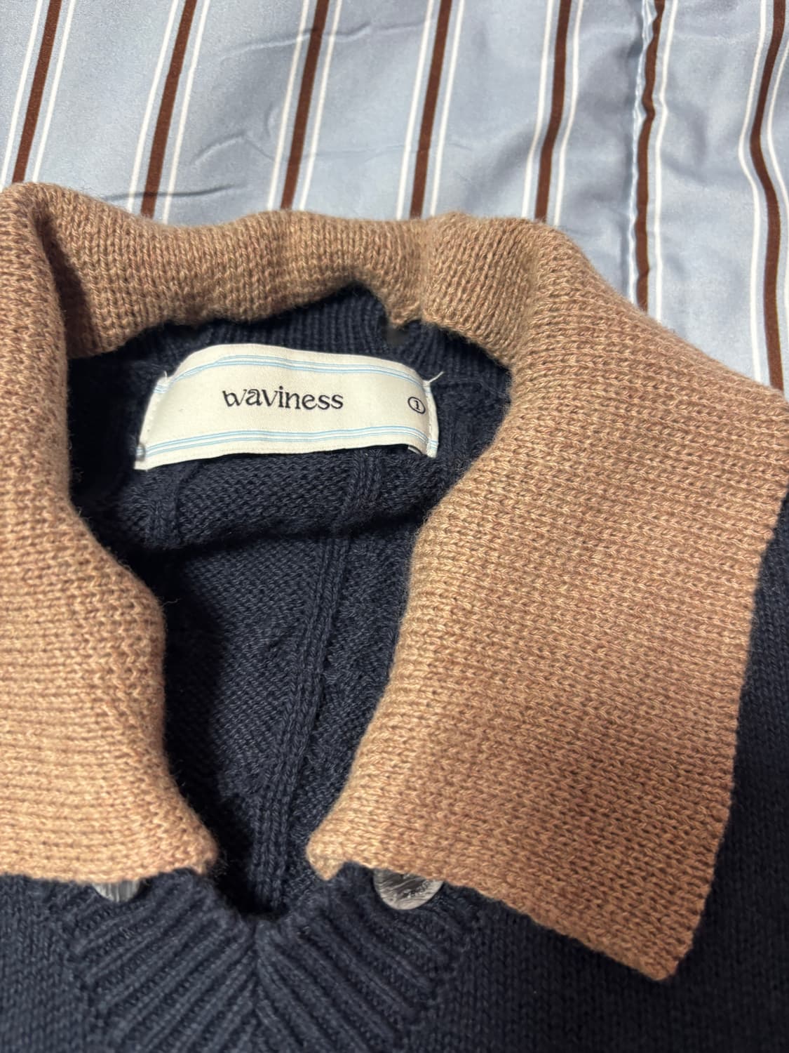 웨이비니스 반팔 니트 상품이미지2