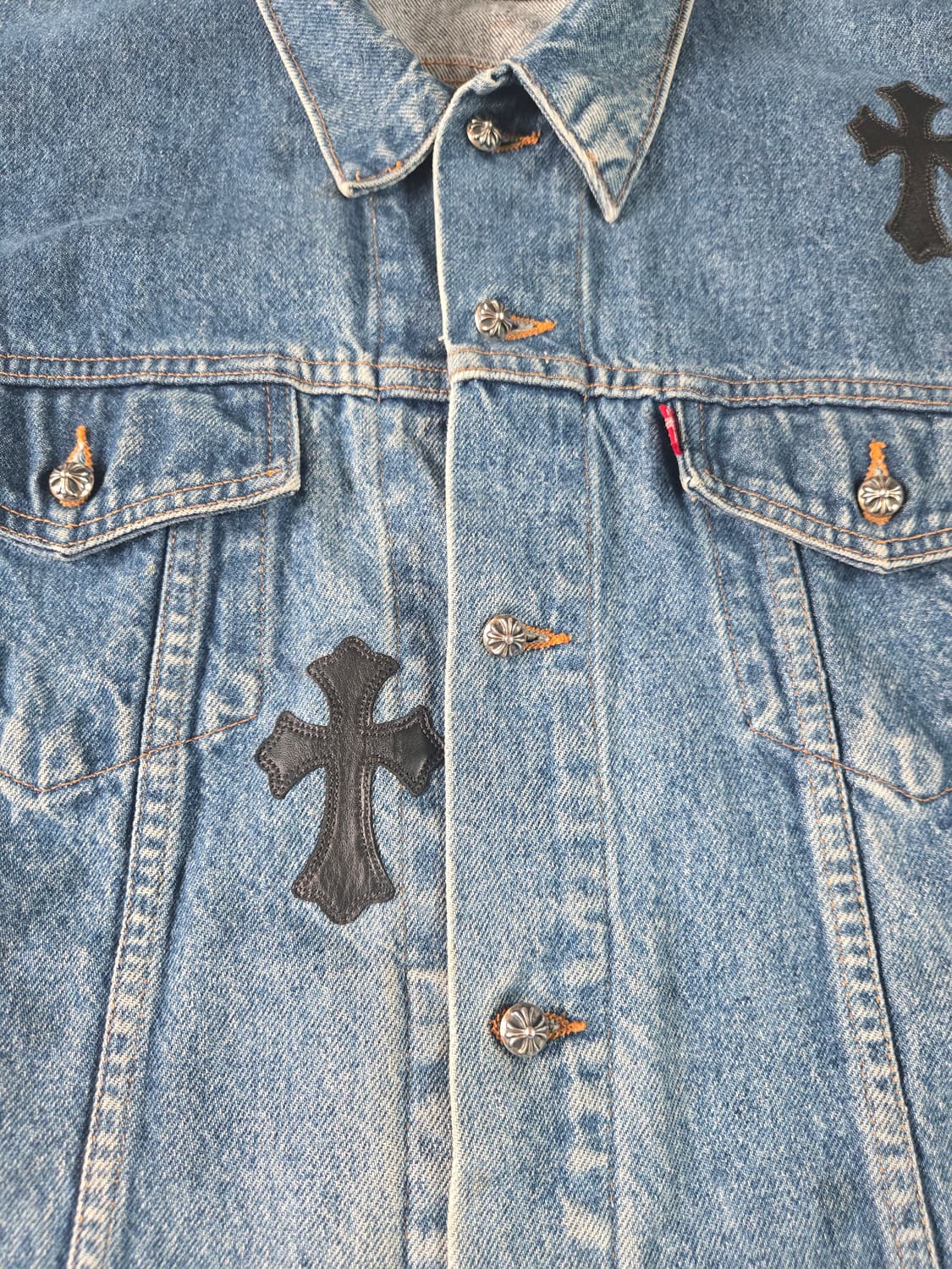 크롬하츠X리바이스 커스텀 데님자켓 상품이미지3