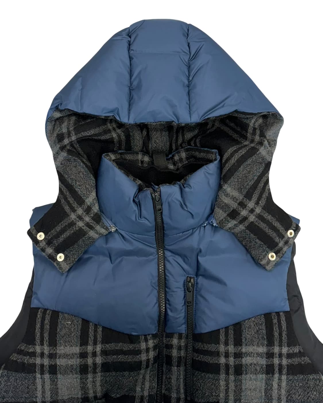 Y-3 체크 패턴 다운 베스트 상품이미지7