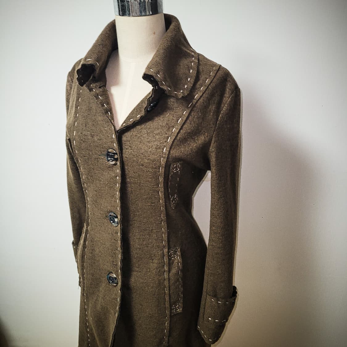 '00s Handmade Stitch Long Tail Jacket 상품이미지5