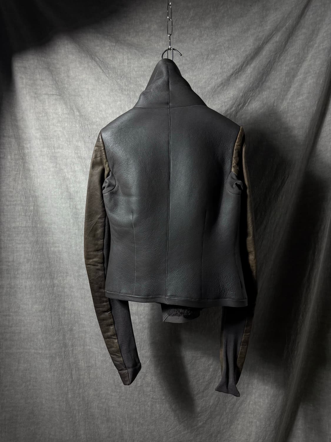 Rick Owens High Neck Shearling Jacket 상품이미지10