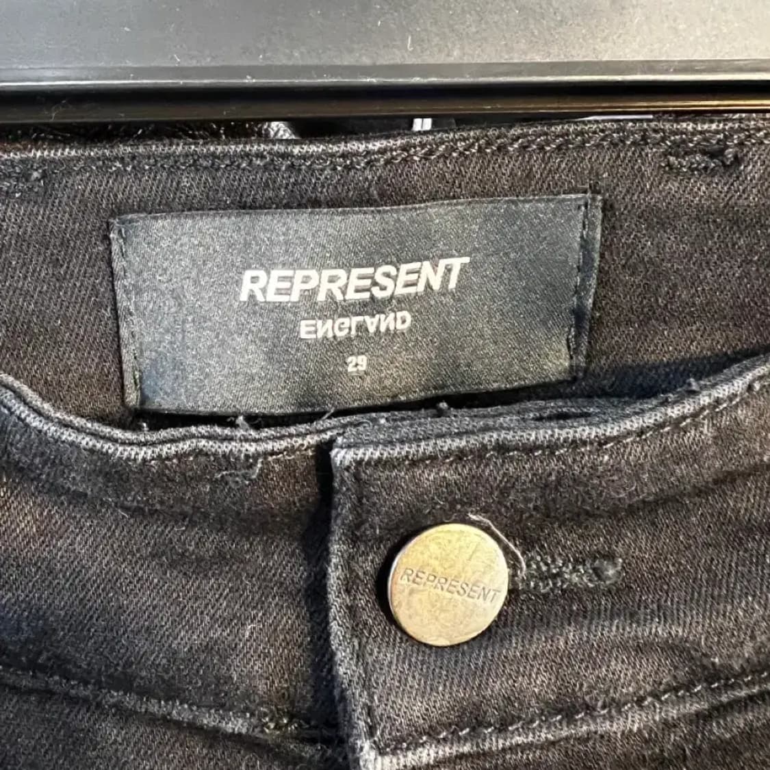 Represent 블랙 데미지 진 29 상품이미지8