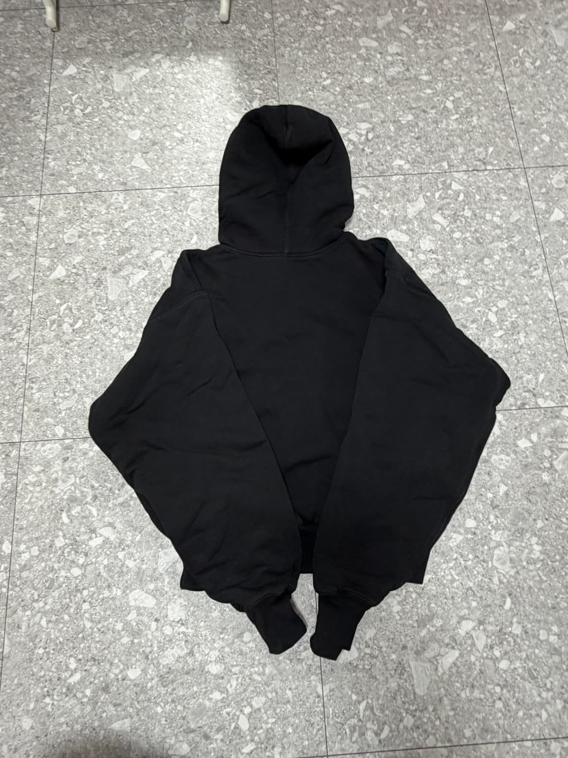 [M] 이지 갭 후드 블랙 상품이미지5