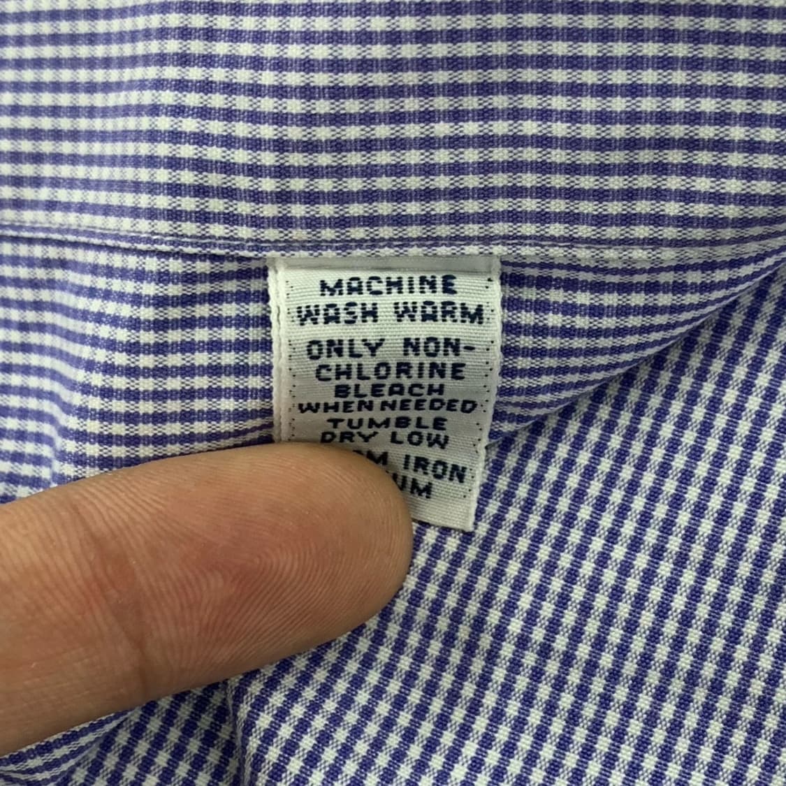 [XL] 랄프로렌 폴로 핀체크 투플라이 코튼셔츠 블레이 상품이미지5