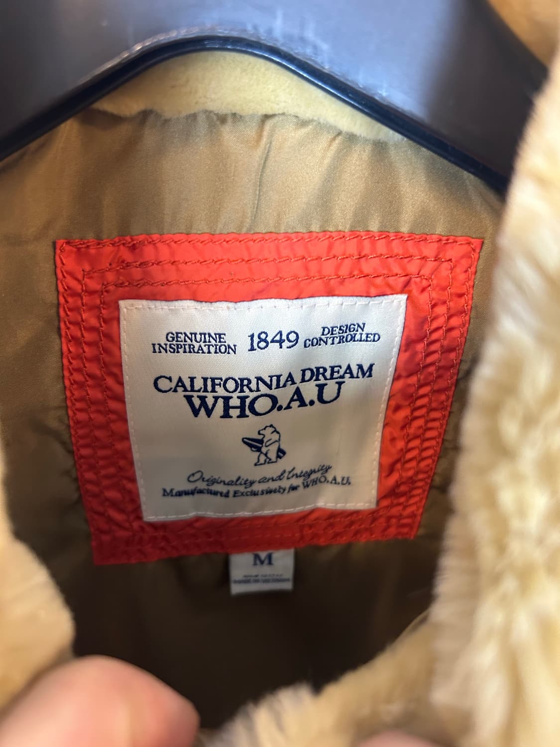 O084 후아유 퍼카라 배색 조끼패딩 상품이미지2