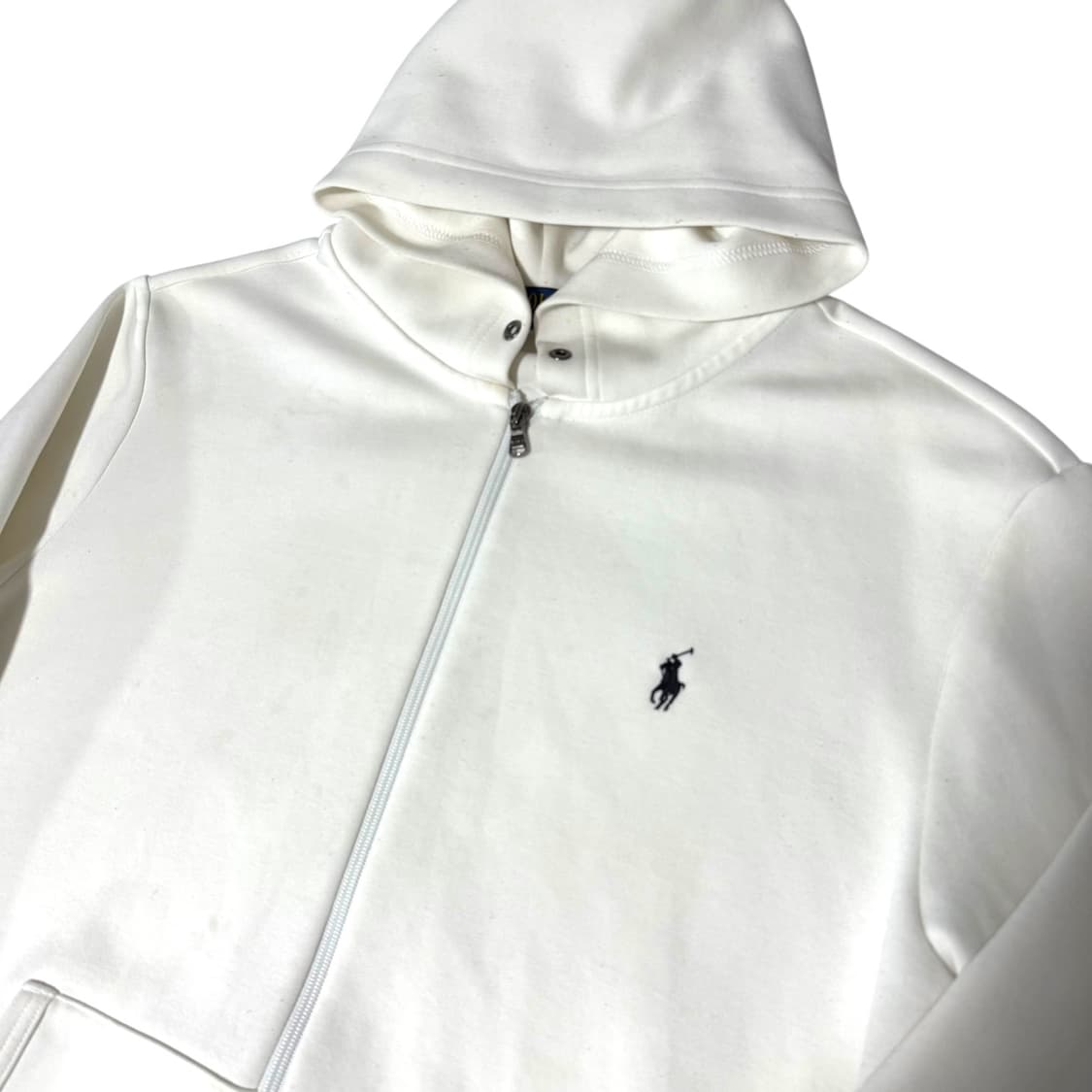 신형 QR라벨 폴로 랄프로렌 화이트 후드집업 상품이미지2