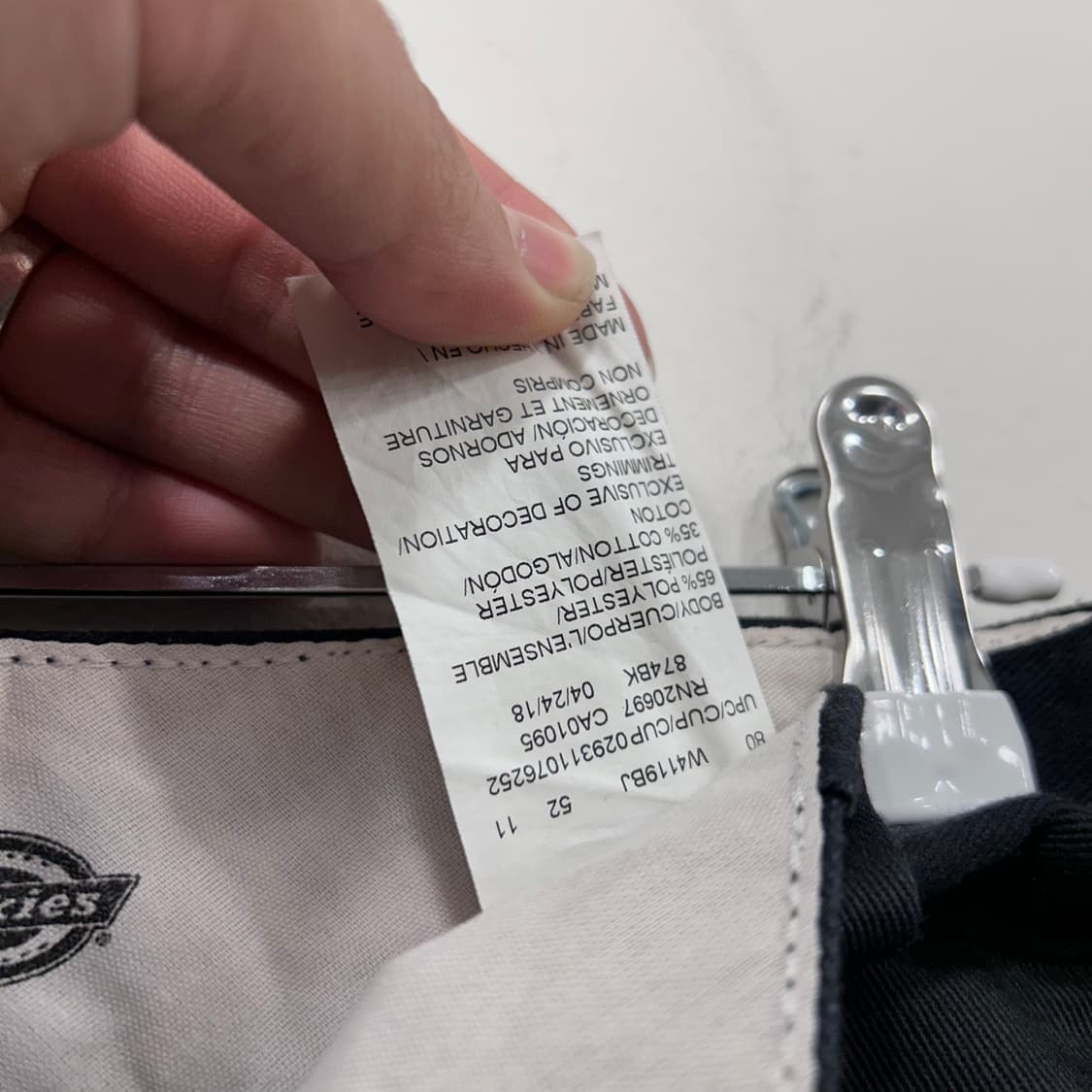 디키즈 874 레귤러핏 코튼 워크 치노팬츠 상품이미지5