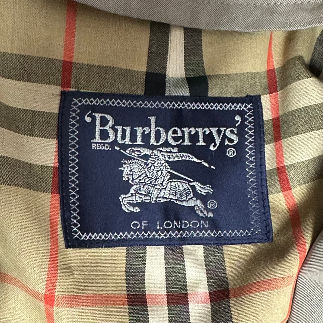 올드 버버리 Burberrys’ 노바체크 트렌치코트 영국제 상품이미지9