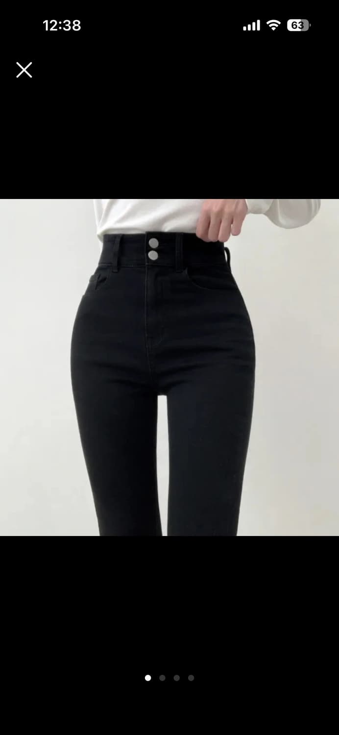 블랙 골반뽕 바지 상품이미지1