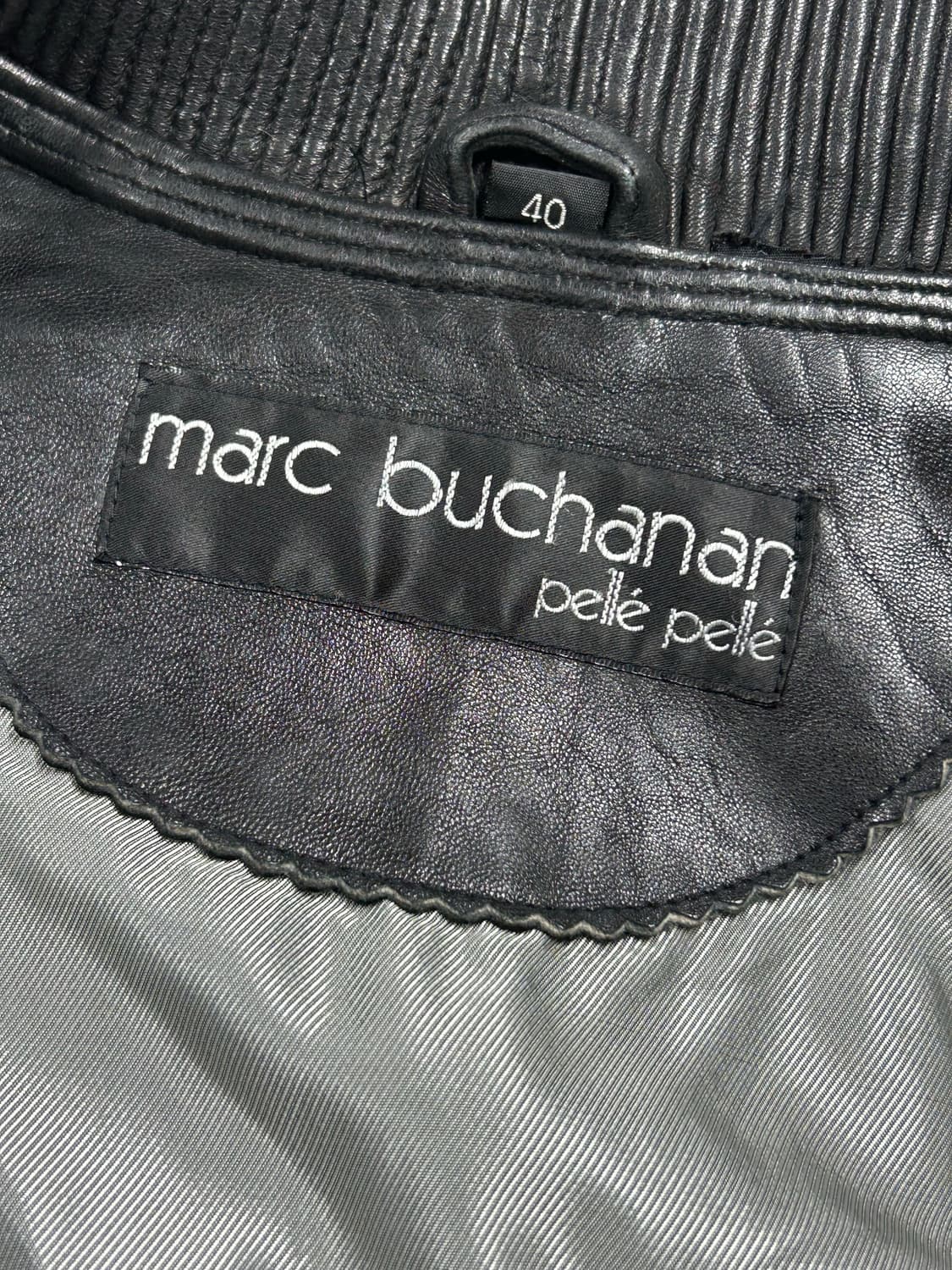 90s 펠레펠레 마크 뷰캐넌 레더 봄버 자켓 상품이미지8