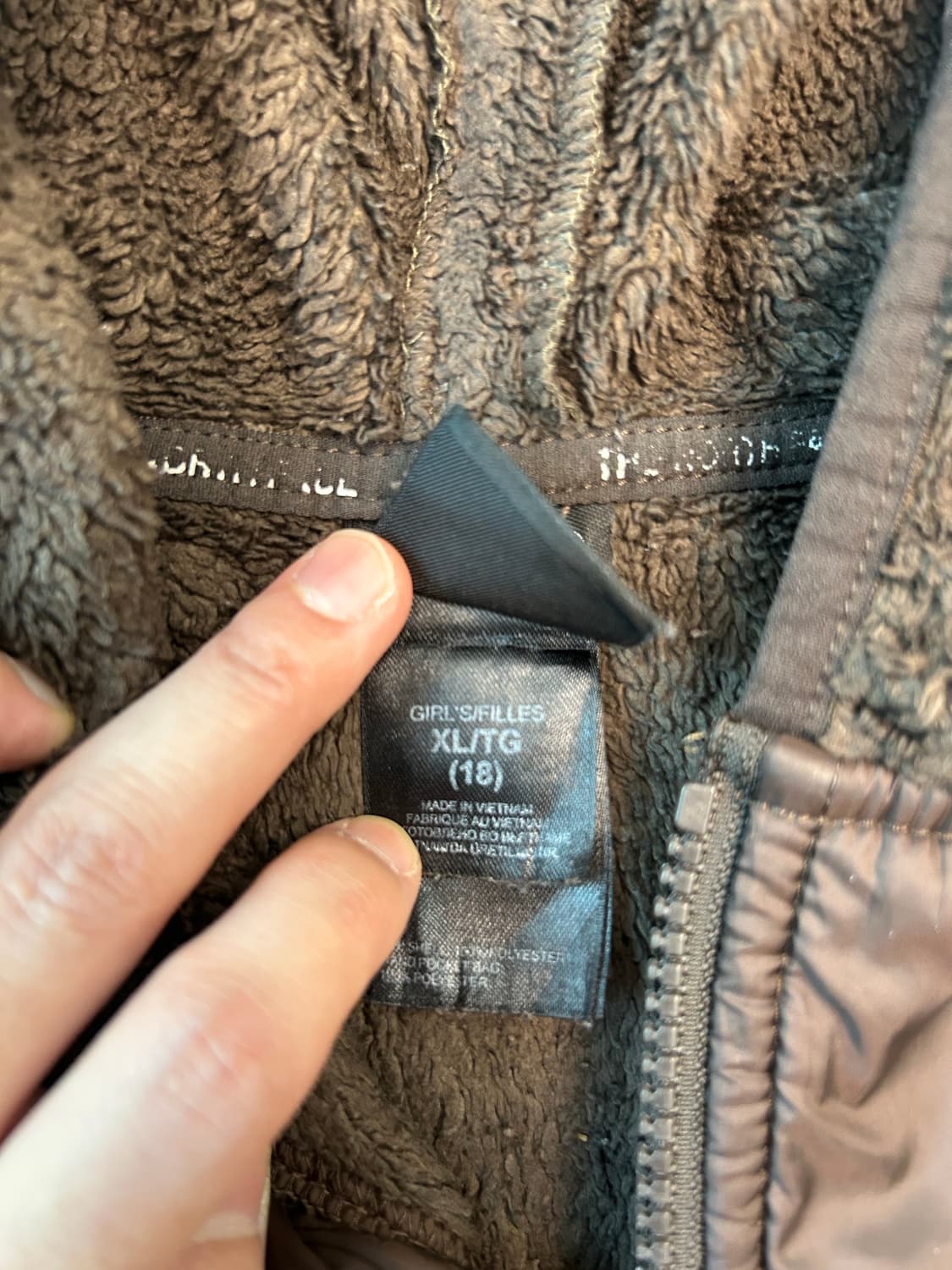 노스페이스 후드 플리스 브라운컬러 상품이미지7