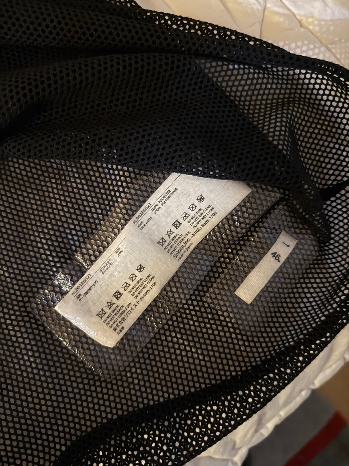 더 솔로이스트 ss21 터틀넥 메쉬 탑 슬리브리스 상품이미지5