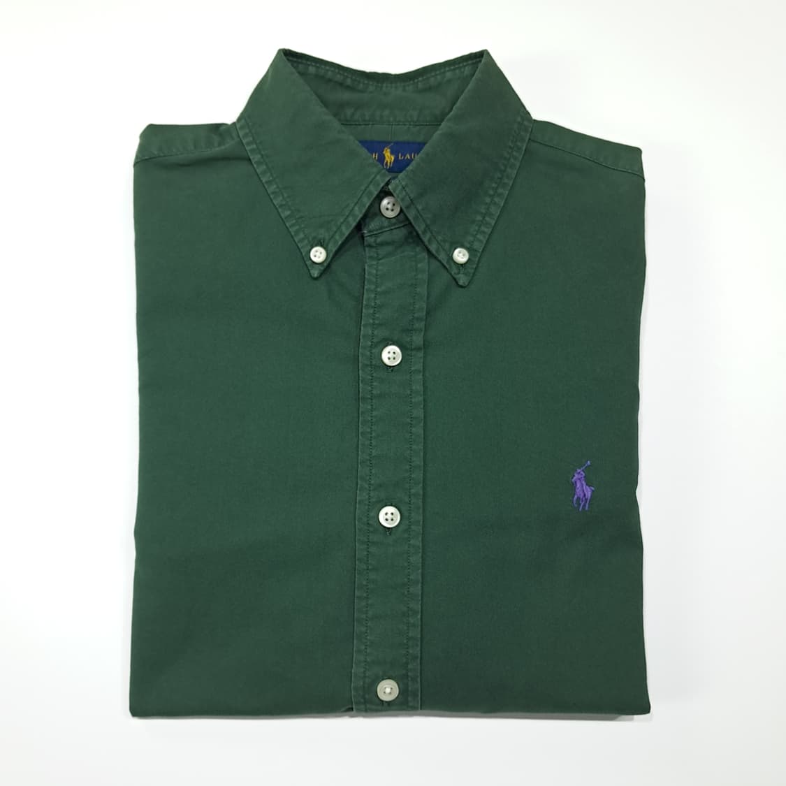 CL446 S 폴로 코튼 버튼다운 퍼플포니 그린 셔츠 남방 상품이미지7