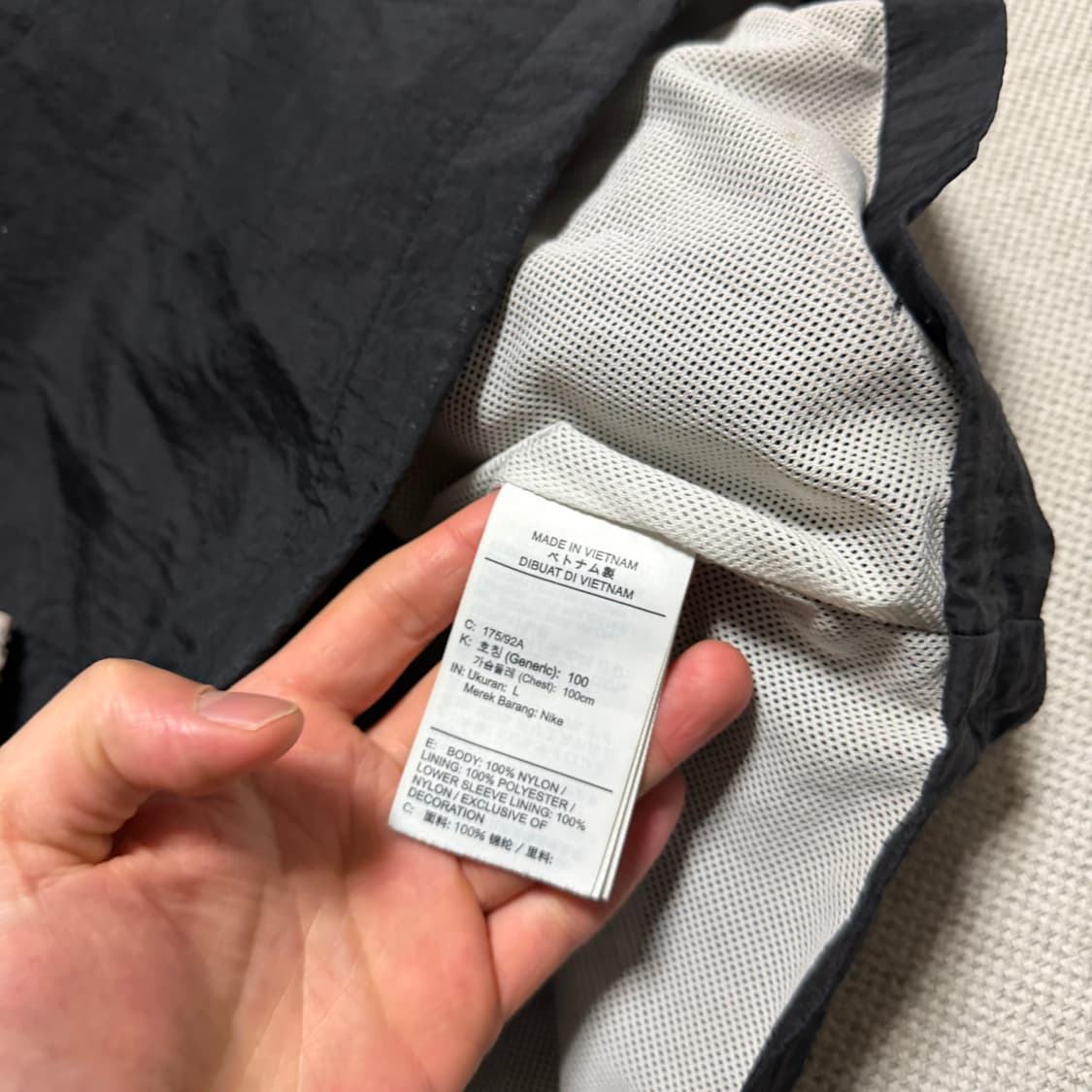 나이키 후드 우븐 바람막이 자켓 상품이미지4