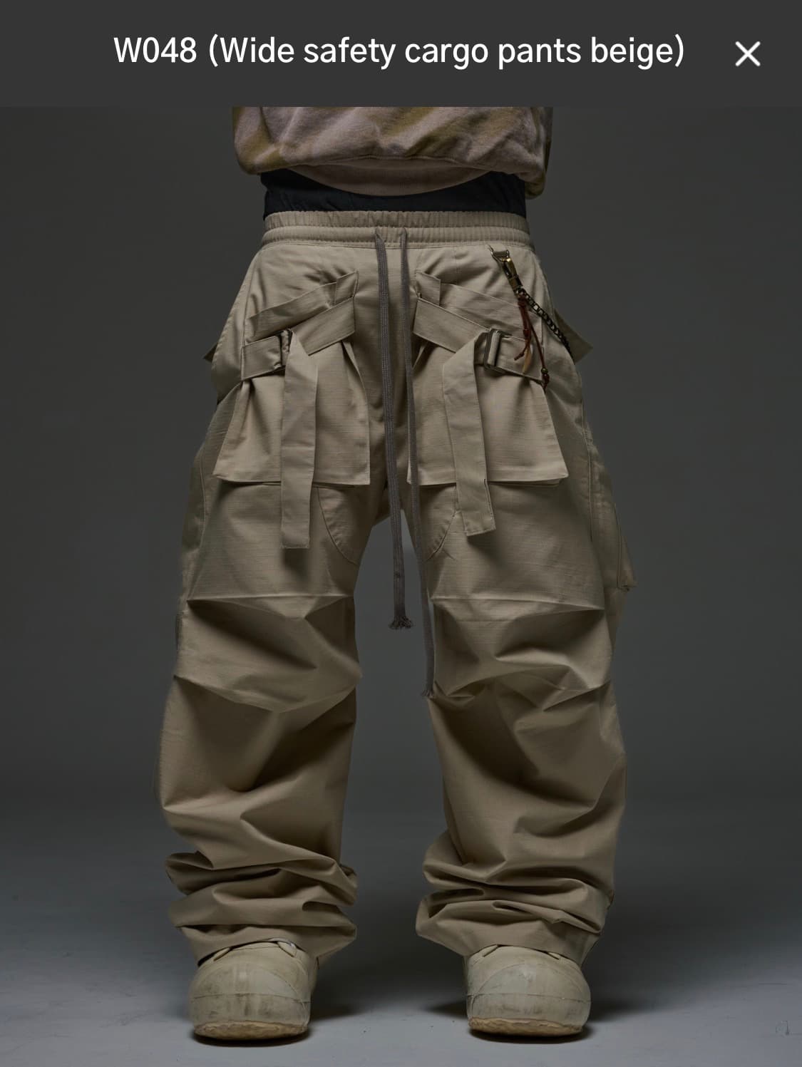 wapworks w048 세이프티 카고팬츠 베이지 상품이미지1