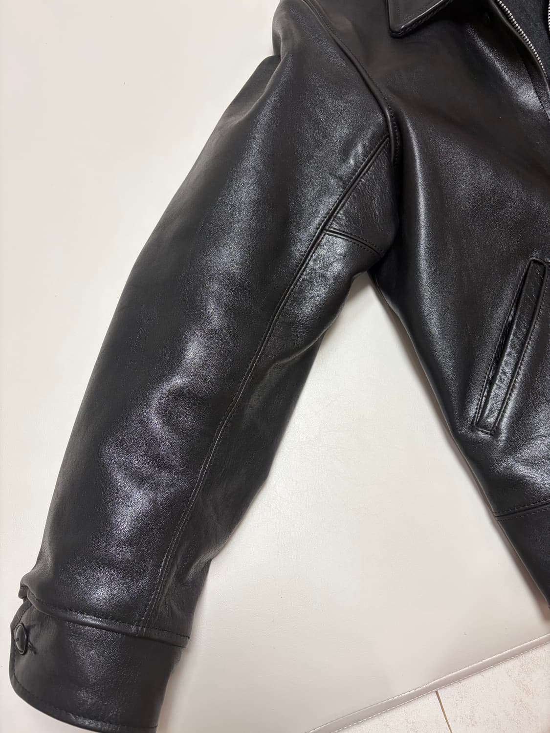 브론슨 말가죽 코삭 자켓(40사이즈) lot381 상품이미지5