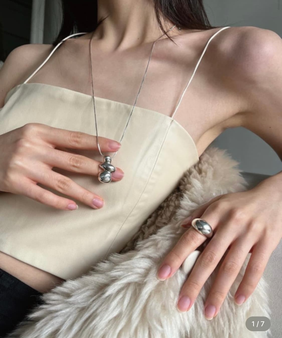 수리움 페블 목걸이 상품이미지1