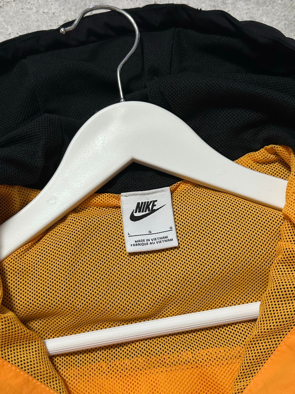 나이키 클럽 빅로고 엘로우 배색 바람막이 상품이미지6