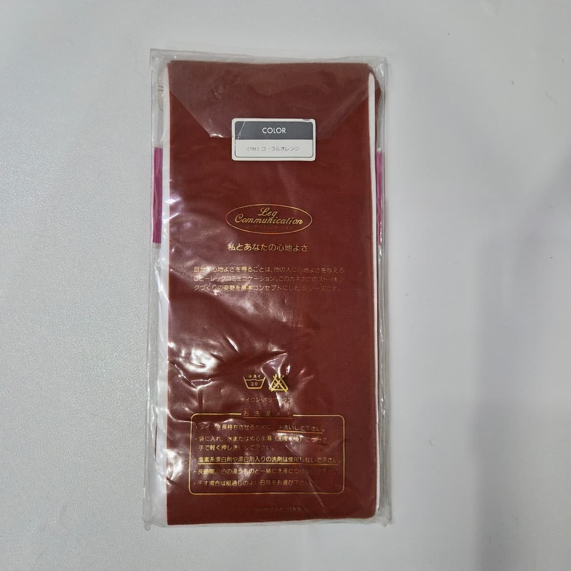 Kanebo 코랄오렌지 40D 컬러 스타킹 상품이미지3