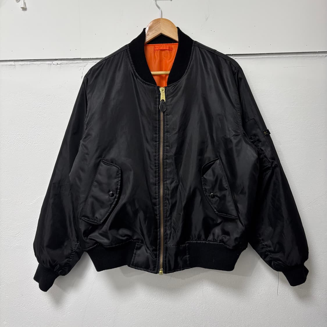 로스코 블랙 MA-1 항공점퍼 상품이미지1