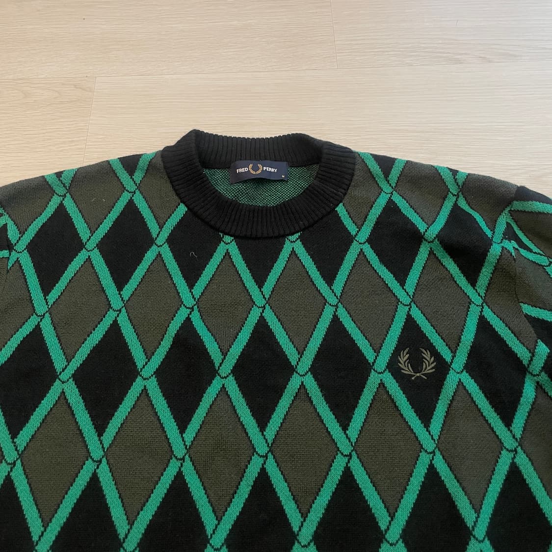 프레드페리 21fw 아가일 니트 상품이미지4