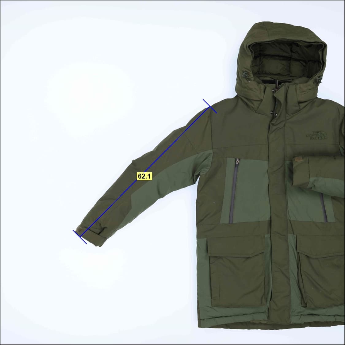 [90] 노스페이스 구스다운 야상 패딩 1204HR1 상품이미지8