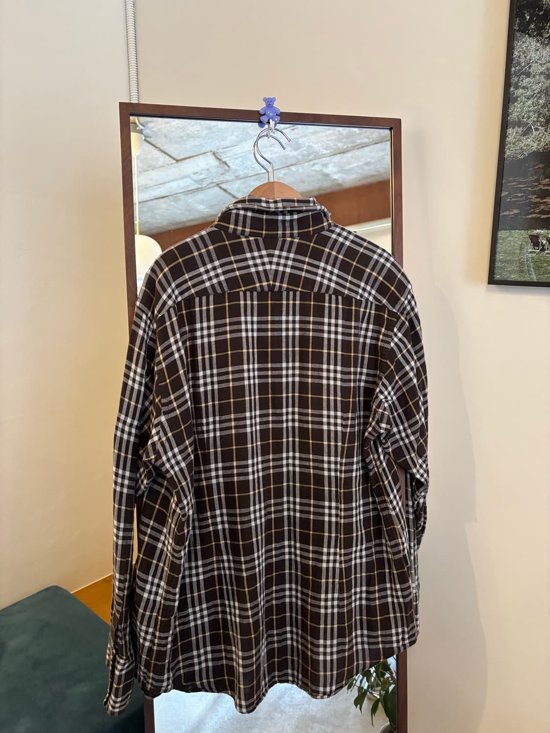 버버리 블랙라벨 체크 긴팔 셔츠 상품이미지7