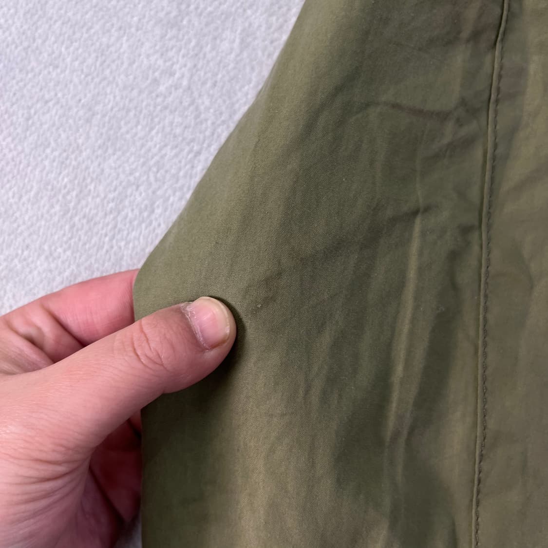 100 바버 23ss 올리브 샌더링 캐주얼 자켓 상품이미지4