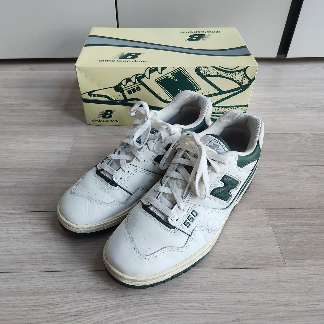 뉴발란스 에임레온도르 550 그린 270 aime leon dore 상품이미지4