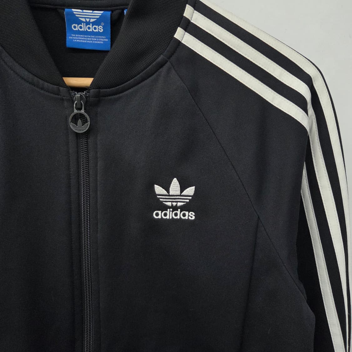 아디다스져지 삼선 블랙 트랙탑 남s 상품이미지3