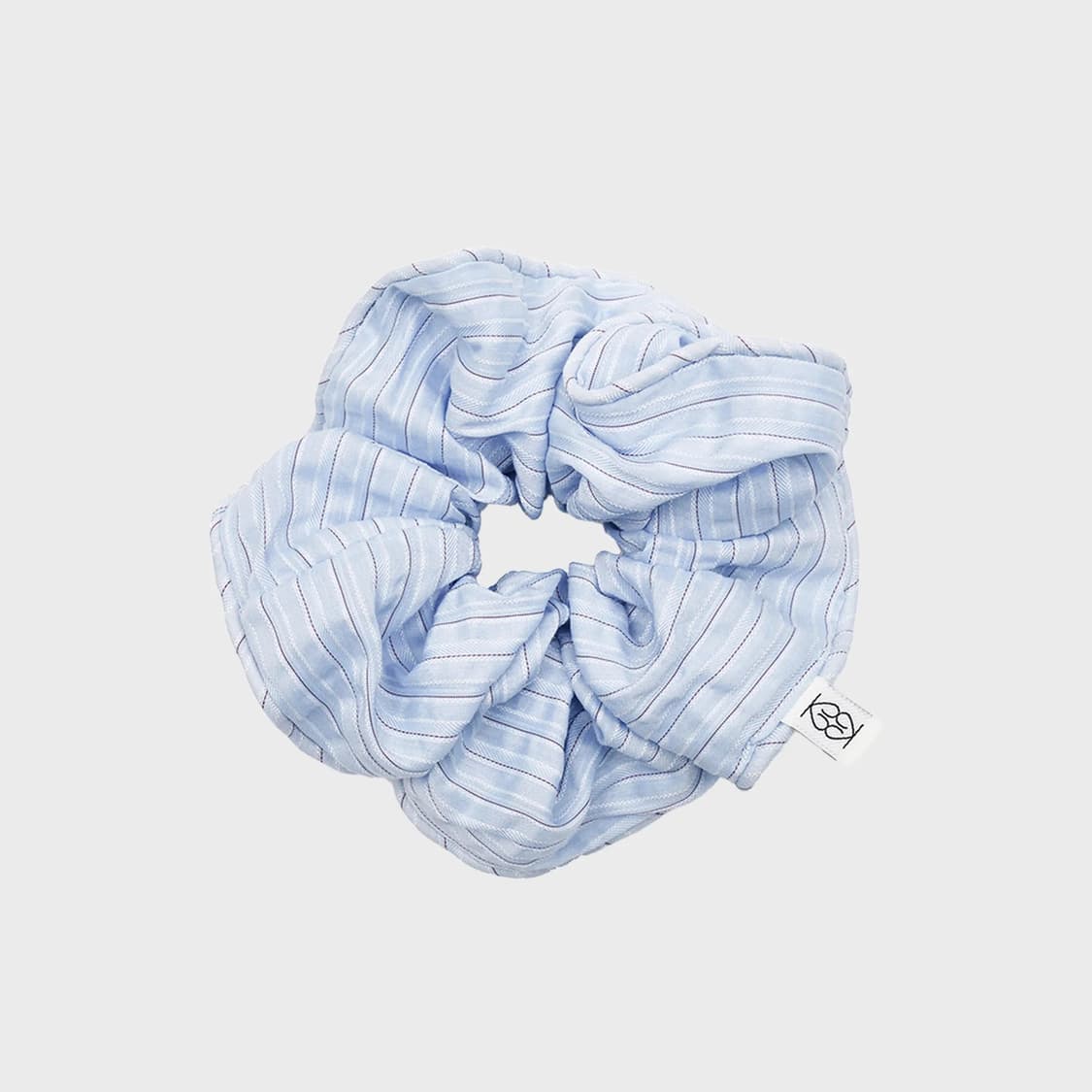 기준 EMMA Scrunch sky blue stripe 상품이미지1