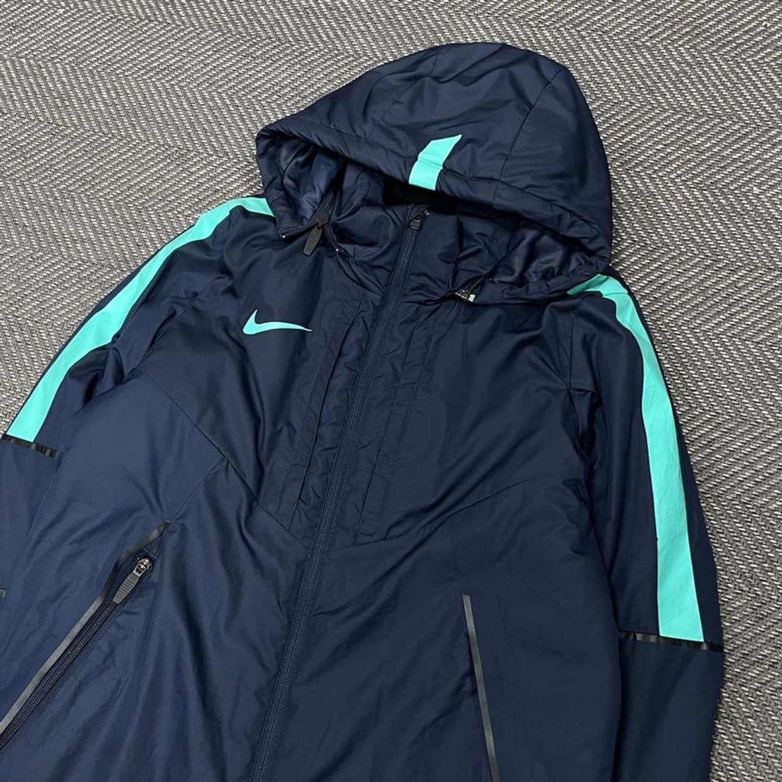 나이키 배색 롱패딩 v0217 상품이미지3