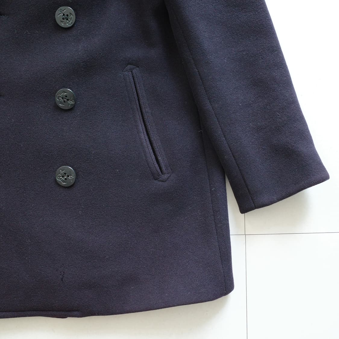 90s 폴로 랄프로렌 네이비 피코트 울코트 상품이미지3
