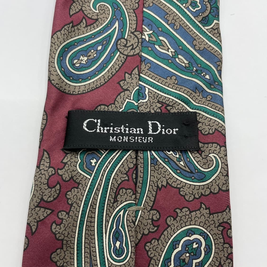 75) (Christian DIOR) 크리스찬 디올 패턴 넥타이 상품이미지5